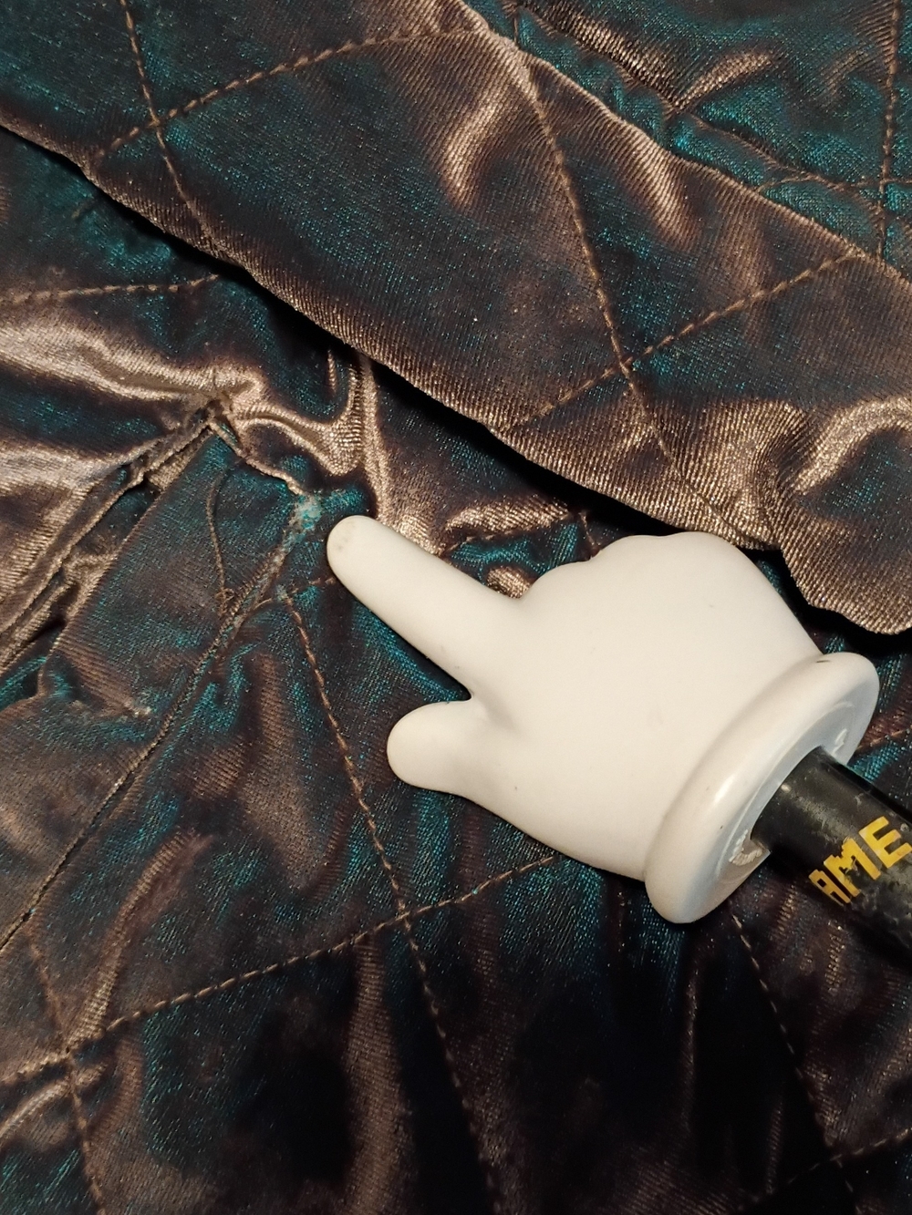 Zara Men Quilted Velvet Bomber Jacket - Picture 3 of 5